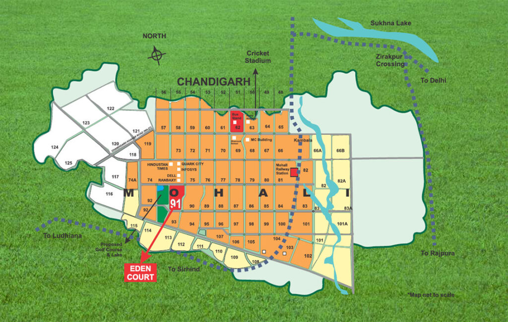 Acme Eden Court Location Map