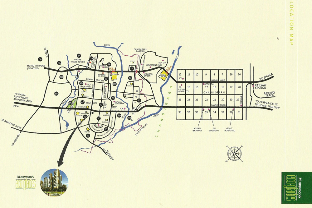 altus new chandigarh location map